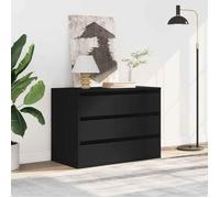 BEL-ACHAT* Commode d'angle - Bahut Meuble Enfilade - Fonction d'affichage, noir 80x41x58 cm - Bois d'ingénierie Prom15764054