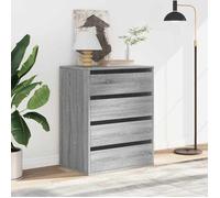 BEL-ACHAT* Commode d'angle - Bahut Meuble Enfilade - Fonction d'affichage, sonoma gris 60x41x76 cm - Bois d'ingénierie Prom65156384