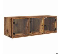 BEL-ACHAT* Meuble mural - Meuble suspendu/Cabinet de stockage - pour salon - Bois Ancien 102x37x35cm Bois d'ingénierie @Pr8984515