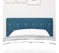 BEL ACHAT*Tête de Lit LED - Hauteur réglable - ABBOI - Entretien facile, Argyle Bleu foncé 80 cm Velours Promo980617