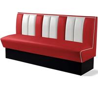 Bel Air Banc d'angle pour dîner - Couleur : rouge/blanc