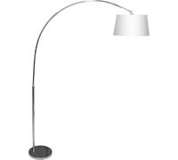BEL AIR HOME - Lampadaire CAPRI Réglable - Éclairage de Précision pour Lecture - Design Élégant, Métal Durable - Hauteur Max 126 cm, Blanc