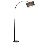 BEL AIR HOME - Lampadaire CAPRI Réglable - Éclairage Précis pour Lecture - Design Élégant - Hauteur 126 cm, Métal Durable, Noir