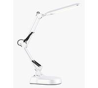 BEL AIR HOME - Lampe de Bureau LED 10W Articulée | 3 Températures de Lumière 3000-4000-6000K | Tactile pour Enfants et Bureau, Métal (BLANC)