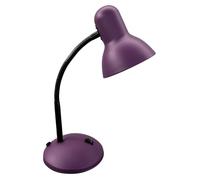BEL AIR HOME - Lampe de Bureau PISA Orientable | Conception Portable pour Atelier ou Chevet | Design Élégant en Bleu - E27 Ampoule Non Incluse (VIOLET)