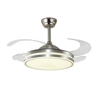 BEL AIR HOME Ventilateur de Plafond ASGARD, Nickel
