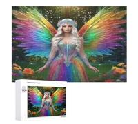 bel Ange - Puzzle en Bois Adulte 1000 P - Challenge Puzzles - Adultes Et Enfants À Partir De 12 Ans （75×50cm）