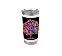 Bel arbre magique Gobelet isotherme en acier inoxydable double paroi