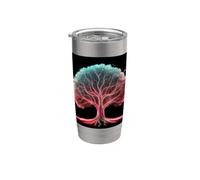 Bel arbre magique Gobelet isotherme en acier inoxydable double paroi