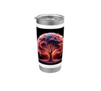 Bel arbre magique Gobelet isotherme en acier inoxydable double paroi