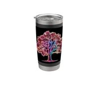 Bel arbre magique Gobelet isotherme en acier inoxydable double paroi