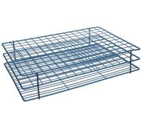 Bel-Art Products 187601150 fil Poxygrid Test Tube Rack, capacité 150 Tubes, acier, longueur 12" x 8-1/4" largeur x 2-1/2 '' hauteur, bleu