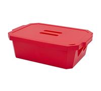 bel-art produits 168079103 Magic Touch 2 maxi Glace avec Couvercle, Capacité 9 L, rouge