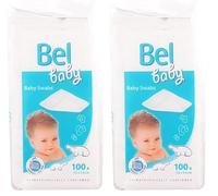 Bel Baby Carré coton - 100 unités (Lot de 2)
