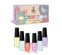 BEL London The Pastels Lot de 6 vernis à ongles luxe - Le parfait pour une manucure élégante parfaite Un ensemble qualité professionnelle séchage rapide