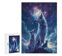 Bel Loupe accompagnée Puzz 300 Pièces Vision 3D ArtistiqueJeu D'Intelligence Éducatif pour Adultes Et Enfants Caau Unique Famil Relaxation 300 PCS