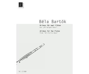 BELA BARTOK - 18 Duos for 2 Flutes from 44 violin duos