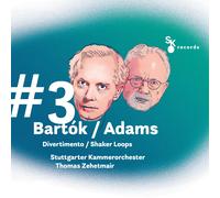 Stuttgarter Kammerorchester – Bartok / Adams : #3 Divertimento / Shakerloops – CD – Neuf