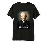 Bela Bartok Compositeur Pianiste T-Shirt Haut de Gamme
