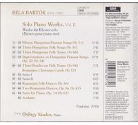 Béla Bartok - Solo Piano Works Vol. 2 - Gyorgy Sandor