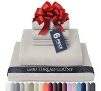 BELADOR Parure de lit 4 pièces pour hôtel de Luxe, Douce comme de la Soie, en Microfibre doublement brossée, Poches Profondes de 40,6 cm, Infroissable, certifiée Oeko-Tex