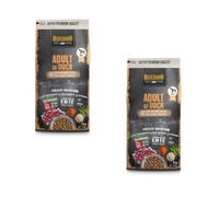 Belcando Adult GF Canard | Pack Double | 2 x 1 kg | Aliment Complet pour Chiens Adultes | pour activité Normale à élevée | pour sensibilité aux céréales | avec Oméga 3