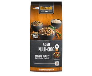 BELCANDO Adult Multi-Croc [1 kg] | Nourriture sèche pour Chiens avec Chips de légumes et de pâtes | Aliment Complet pour Chiens à partir de 1 an