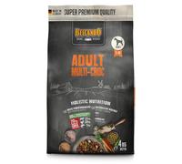 BELCANDO Adult Multi-Croc [4 kg] | Nourriture sèche pour Chiens avec Chips de légumes et de pâtes | Aliment Complet pour Chiens à partir de 1 an