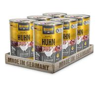 BELCANDO Baseline Poulet [6x400g] Alimentation Humide en boîte pour Les Chiens | sans céréales | 70% Viande & abats | Aliment Complet pour Chiens Adultes