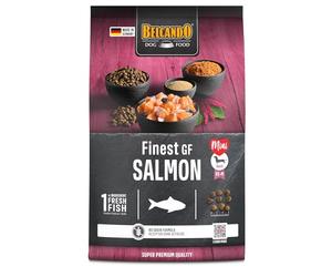 BELCANDO Finest GF Salmon [4 kg] Nourriture pour Chiens sans céréales | Nourriture sèche pour Chiens de Petites et Moyennes Races | Nourriture complète pour Chiens à partir de 1 an