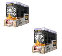 Belcando Finest Selection Senior Menu Viande avec Riz & Potiron | Pack Double | 2 x 12 x 125 g | Nourriture Humide pour Chiens âgés | avec des acides Gras oméga-3 Essentiels | Cuit doucement