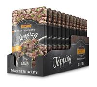 BELCANDO Mastercraft Topping [12x100g Multipack sorte “Agneau“] Nourriture Humide pour Chiens | sans céréales | Variété Pure | Complément Alimentaire pour Chiens