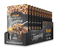 BELCANDO Mastercraft Topping [12x100g Multipack sorte Canard] Nourriture Humide pour Chiens | sans céréales | Variété Pure | Complément Alimentaire pour Chiens