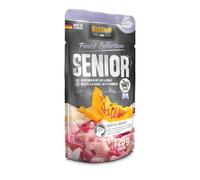 BELCANDO Menu Senior [12x125g avec Bœuf & Poulet] | Aliment Humide pour Chiens âgés | Nourriture Humide en Portion individuelle pour Seniors à partir de 7 Ans