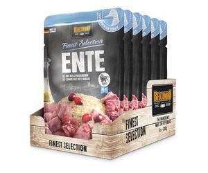 BELCANDO Sachets fraîcheurs [6x300g Canard avec Riz et airelles] | Nourriture Humide pour Chiens | Nourriture Humide complète en Sachet Individuel
