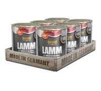 BELCANDO Super Premium Boîte [6x800g Agneau avec Riz et tomates] | Nourriture Humide pour Chiens | Nourriture Humide en boîte | Nourriture complète pour Chiens de Toutes Races