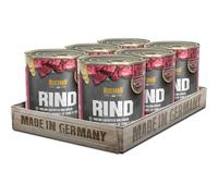 BELCANDO Super Premium Boîte [6x800g Bœuf avec Pommes de Terre et Pois] | Nourriture Humide pour Chiens | Nourriture Humide en boîte | Nourriture complète pour Chiens de Toutes Races