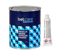 BELCARE - Mastic pour collage de surfaces Silestone, spécial pour aggloméré à quartz, réparation, couleur noire, 1 l