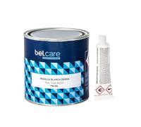 BELCARE - Mastic pour pierre naturelle, marbre, granit et céramique pour réparation, pour collage, mastic blanc dense, 750 ml