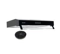 BELDEKO Hotte Casquette 60 cm Noir 210 m3/h 100W - Marque Française