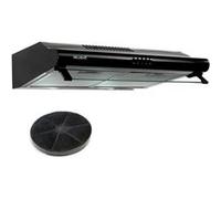 BELDEKO Hotte Casquette 60 cm Noir 240 m3/h 100W - Marque Française
