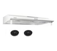 beldeko hotte casquette 90 cm blanc 420 m3/h 100w - marque française blanc G