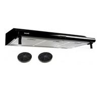 Hotte casquette visière BELDEKO GRETA 90 cm - Noir - Double moteurs 200 W - Débit jusqu’à 420 m³/h - 3 vitesses - Évacuation ou recyclage - Marque française