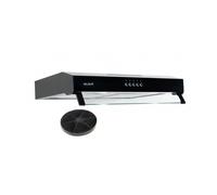 BELDEKO - Hotte Casquette / Visière RIVAGE 60 cm NOIR - 100W - 210 m3/h
