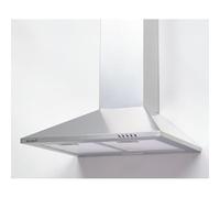 Beldeko - Hotte décorative CLIONA 60 XS Inox 60cm Pyramide 338 m³/h Évacuation/Recyclage LED
