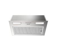 Beldeko Groupe filtrant encastrable 52 cm inox - 335 m³/h - évac./recycl. - filtres charbon inclus