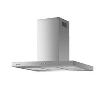 Beldeko Hotte îlot NODOSA 90 – 90 cm inox – 553 m³/h – 3 vitesses – Recyclage/Évacuation