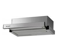 BELDEKO Hotte Tiroir Télescopique Escamotable - 60 cm - Inox - 354 m³/h - Filtres à Charbon Inclus - Recyclage ou Évacuation