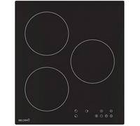 BELDEKO plaque de cuisson induction 3 foyers 45 cm verre noir 3 boosters 6400 W - commandes tactiles