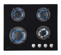 BELDEKO - Plaque de cuisson 4 ZONES -verre noir - 7500W - GAZ BOUTEILLE